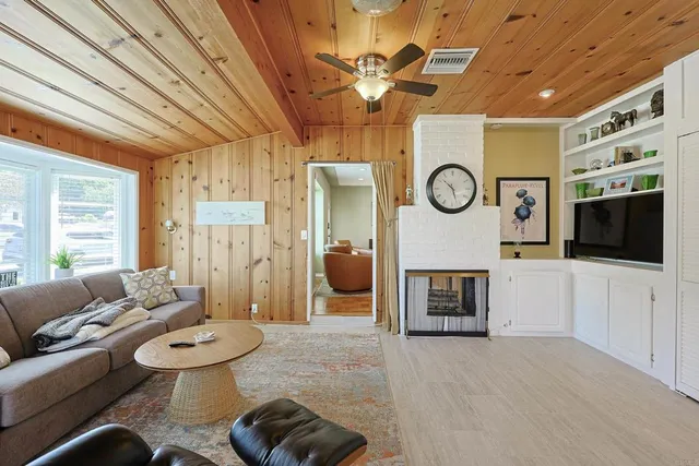 a workspace with furniture