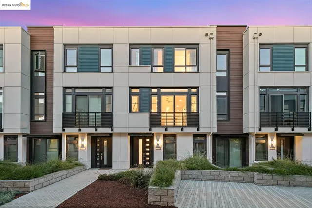 a front view of a building