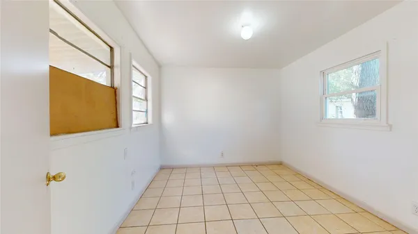 a view of an empty room