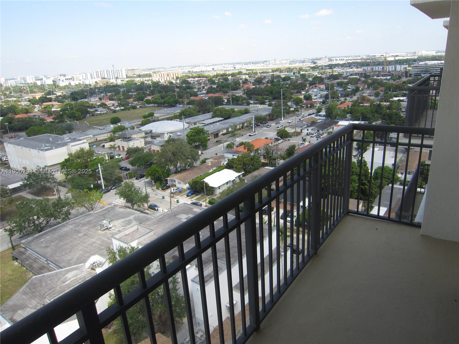 4242 Northwest 2nd Street, Unit 1613 Miami, FL 33126 - Photo 15 of 30 a view of city from balcony