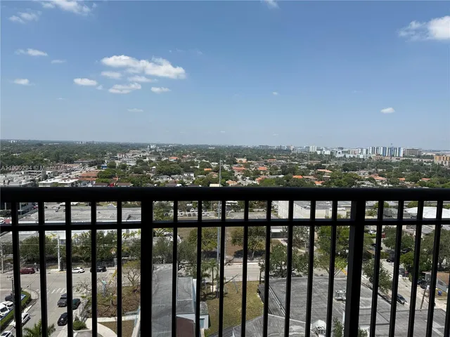 a view of city view from a balcony