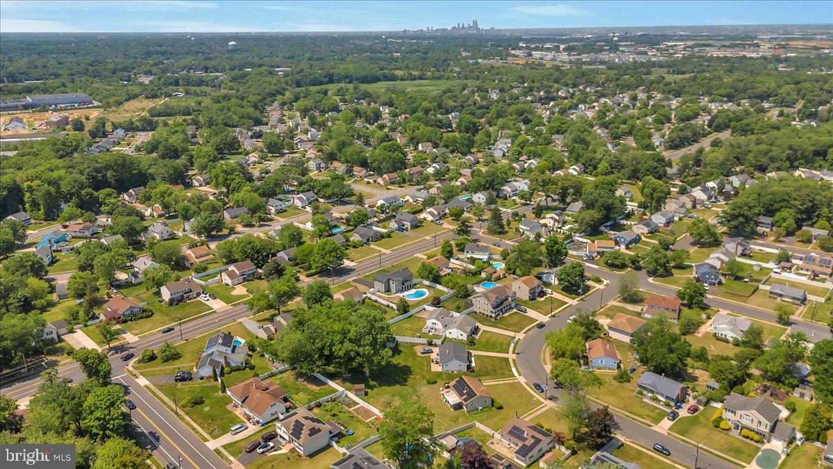 2504 Church Road Cinnaminson, NJ 08077 - Photo 65 of 79 an aerial view of residential houses with outdoor space and trees