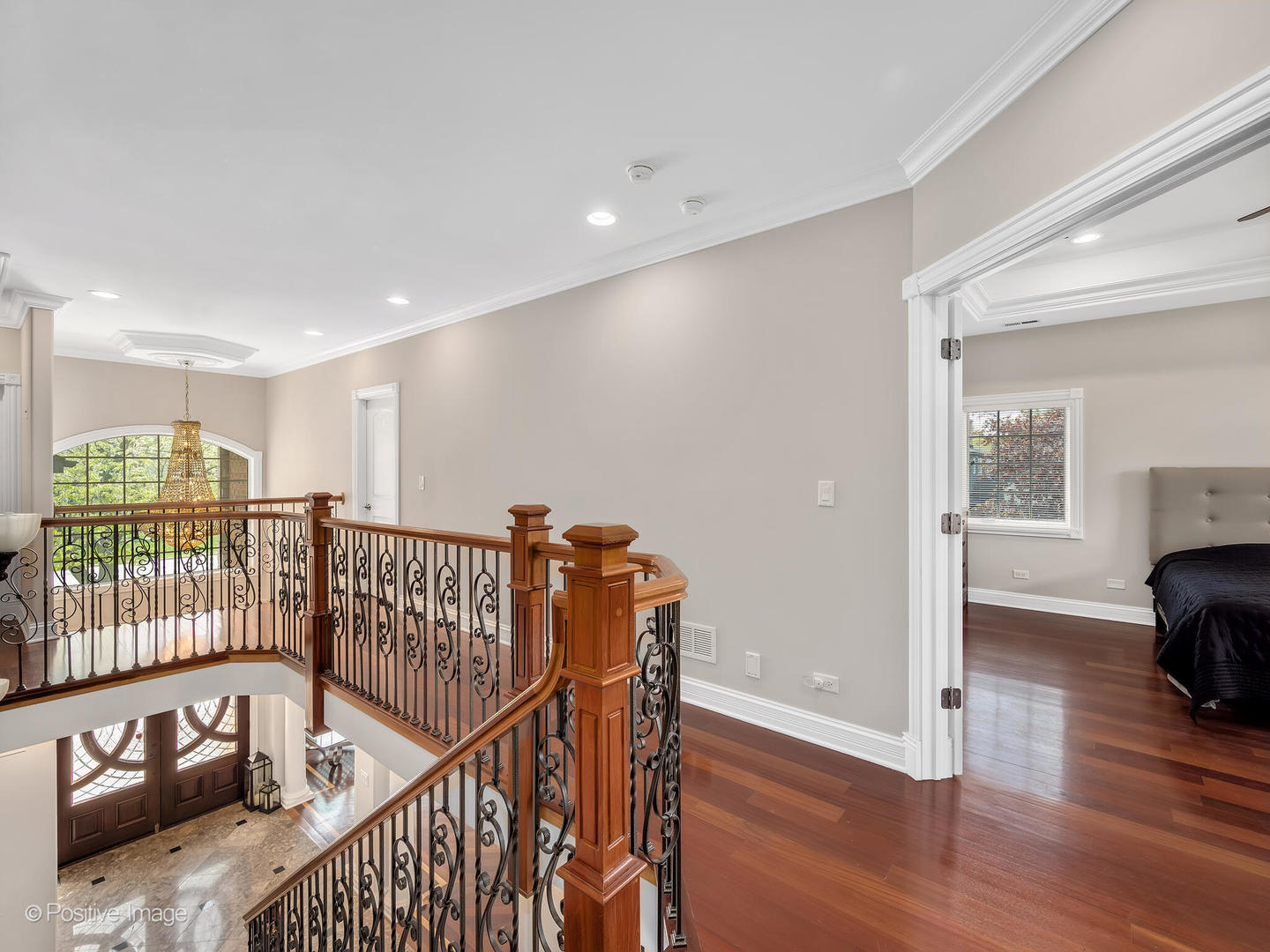 2804 Central Road Glenview, IL 60025 - Photo 19 of 41 a view of a hallway with furniture and staircase