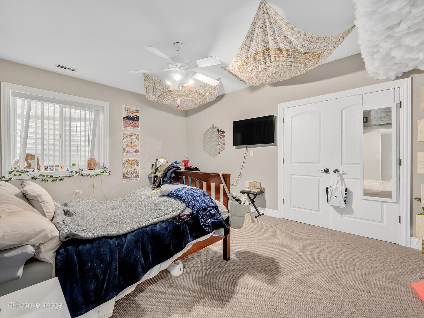 2804 Central Road Glenview, IL 60025 - Photo 27 of 41 a bed room with a bed and a television