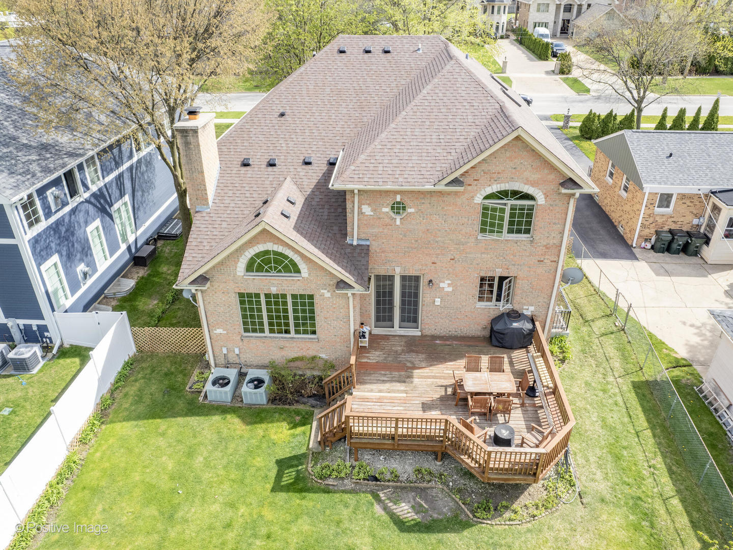 2804 Central Road Glenview, IL 60025 - Photo 36 of 41 a aerial view of a house with swimming pool