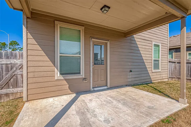 a house with a outdoor space