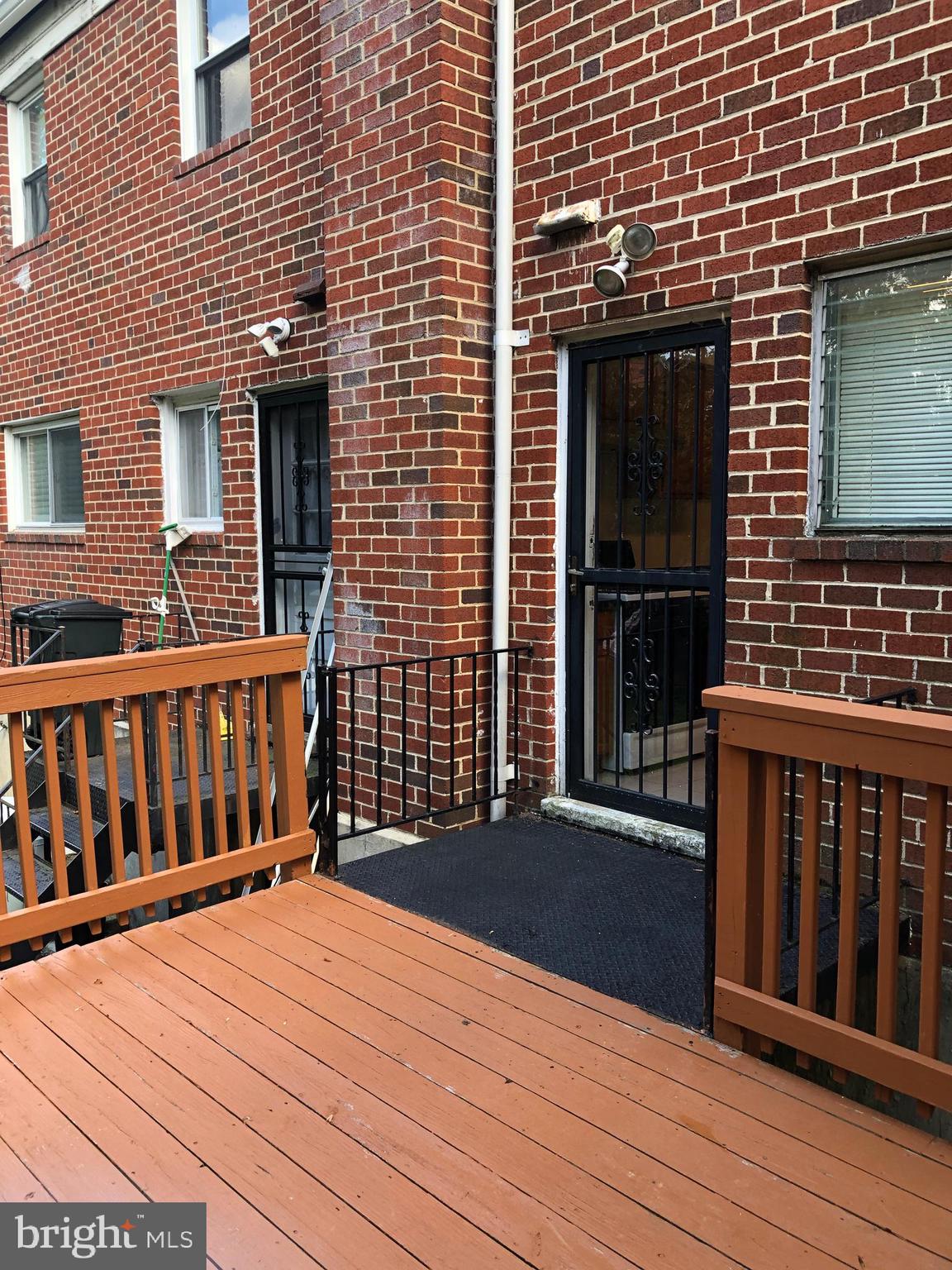 3810 Bancroft Road Baltimore, MD 21215 - Photo 9 of 19 a view of wooden balcony