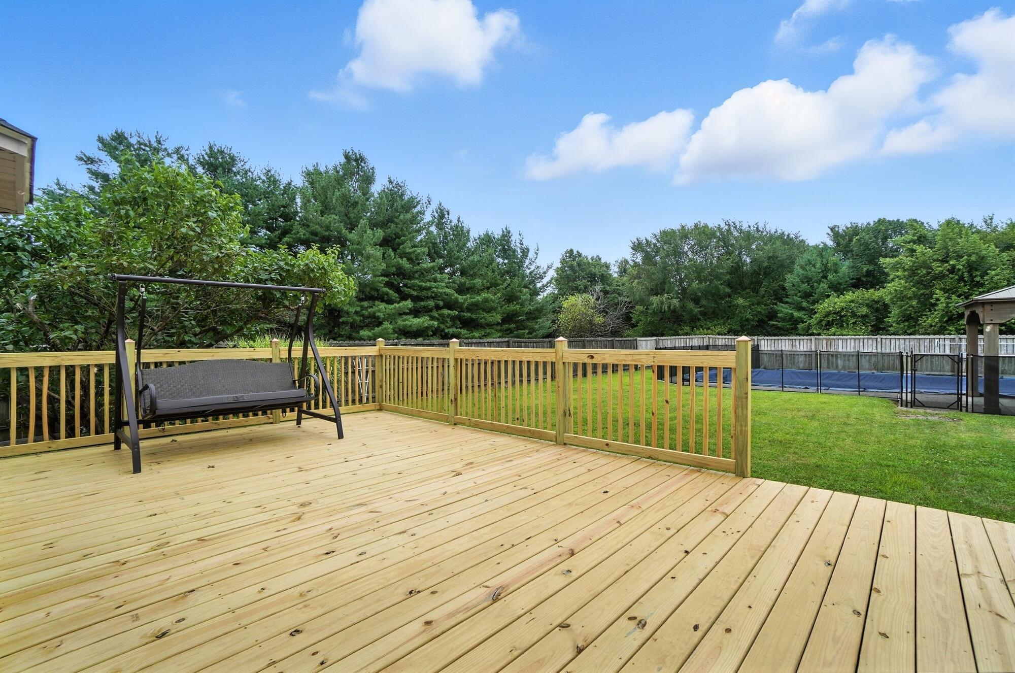7543 Palmer Road Southwest Pataskala, OH 43062 - Photo 62 of 84 Back View - Deck - 7543 Palmer Road SW, Pataskala, OH 43062