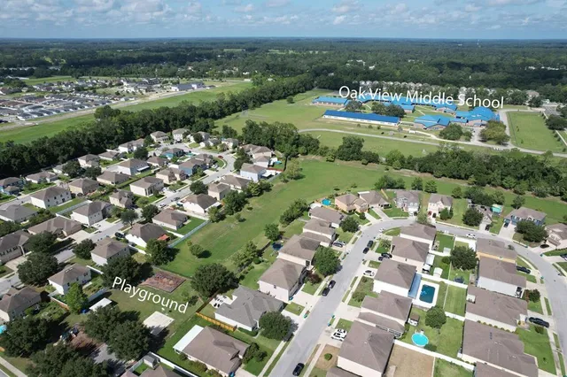 a view of outdoor space yard and swimming pool