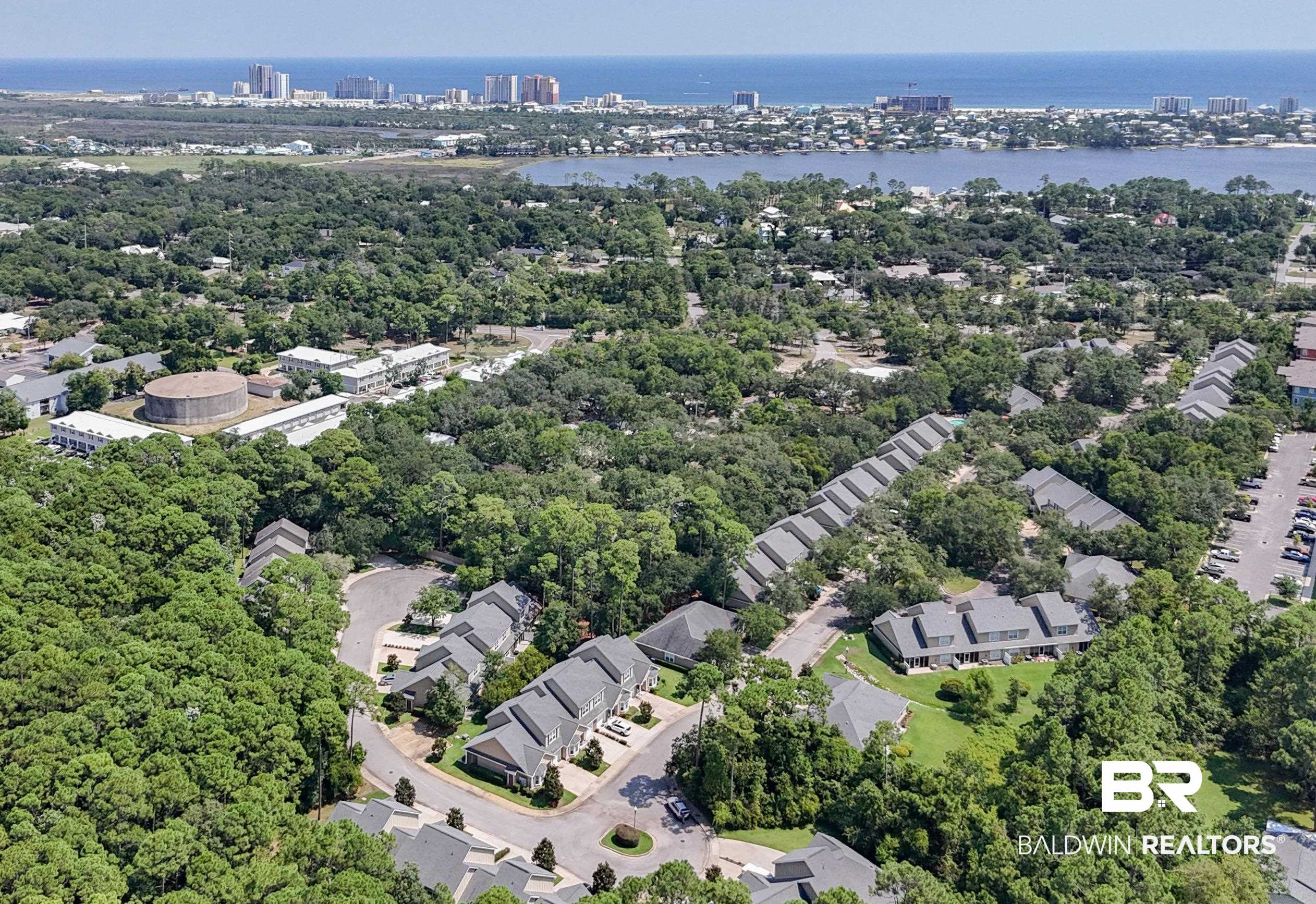 430 West Fort Morgan Road, Unit 1902 Gulf Shores, AL 36542 - Photo 53 of 59 Birds eye view of property with a water view