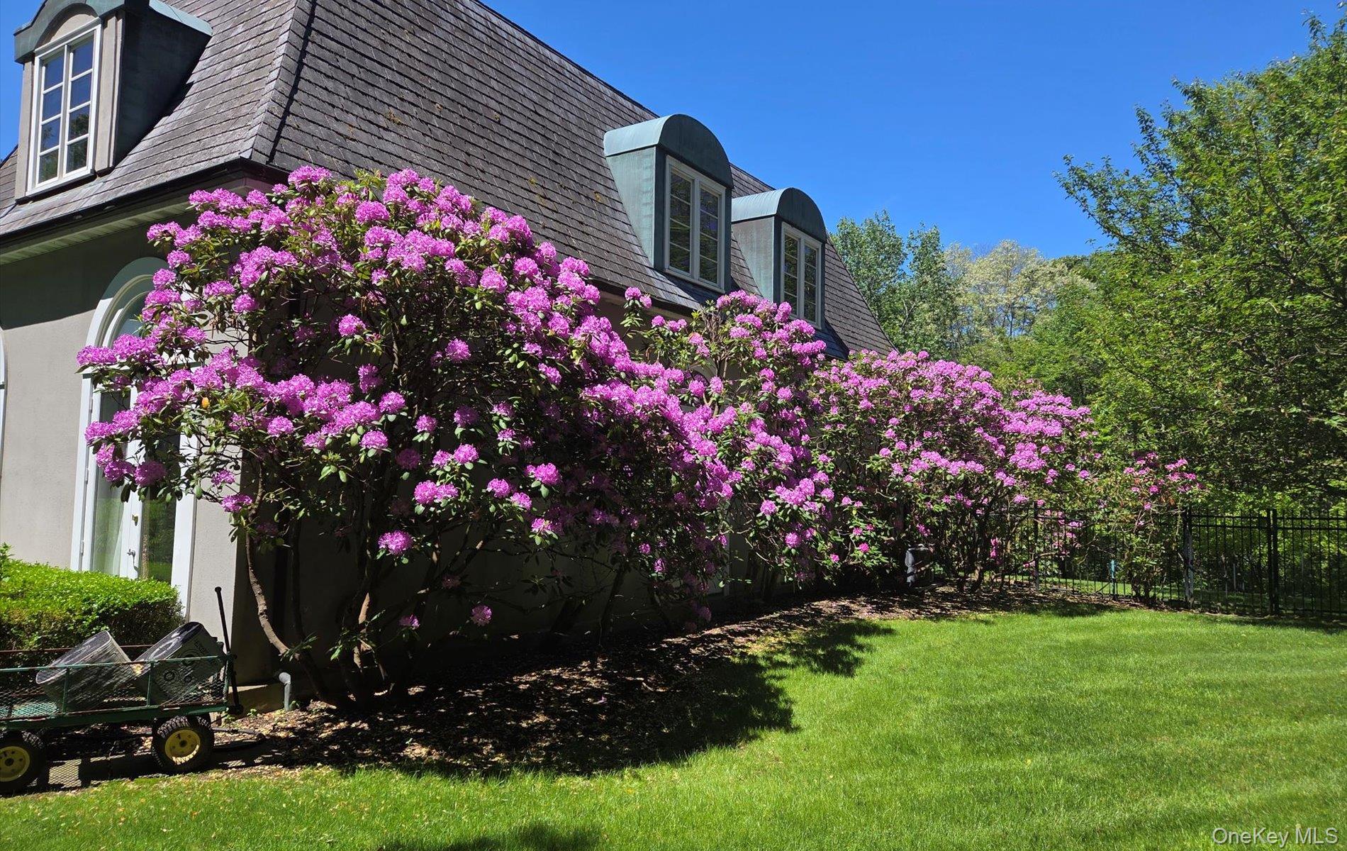 38 Tiffany Road Oyster Bay, NY 11771 - Photo 5 of 50 Stunning custom built French Chalet, Front Gated entrance ,gardens