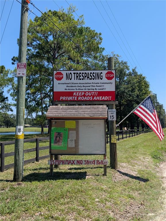 6252 East River Road Hernando, FL 34442 - Photo 8 of 8 a sign on the side of a building