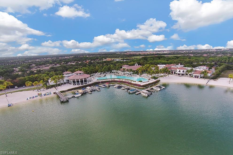 17896 Modena Road Miromar Lakes, FL 33913 - Photo 37 of 38 Bird's eye view with a water view