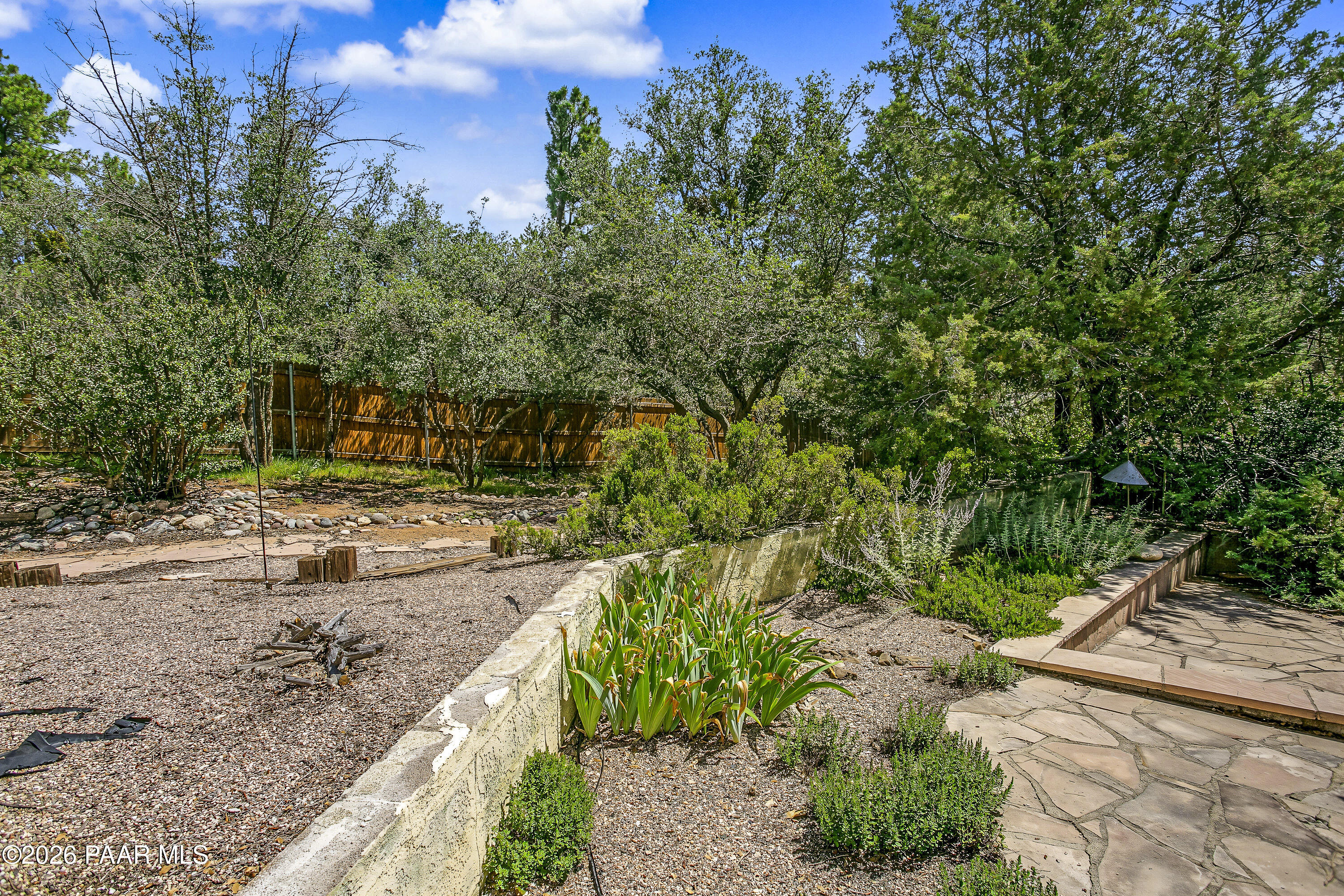 1020 Evergreen Road Prescott, AZ 86303 - Photo 36 of 44 Fenced Back Yard
