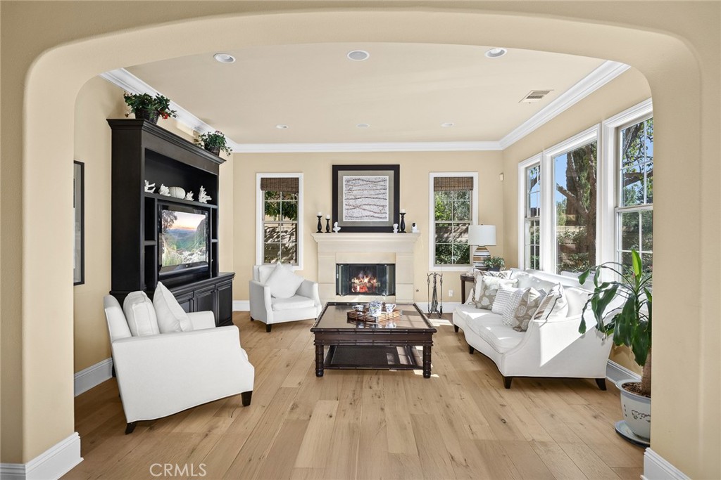 19668 Three Oaks Lane Walnut, CA 91789 - Photo 11 of 45 a living room with furniture and a fireplace