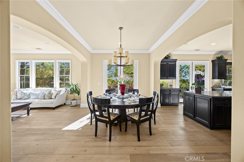 19668 Three Oaks Lane Walnut, CA 91789 - Photo 10 of 45 a view of a dining room with furniture window and wooden floor