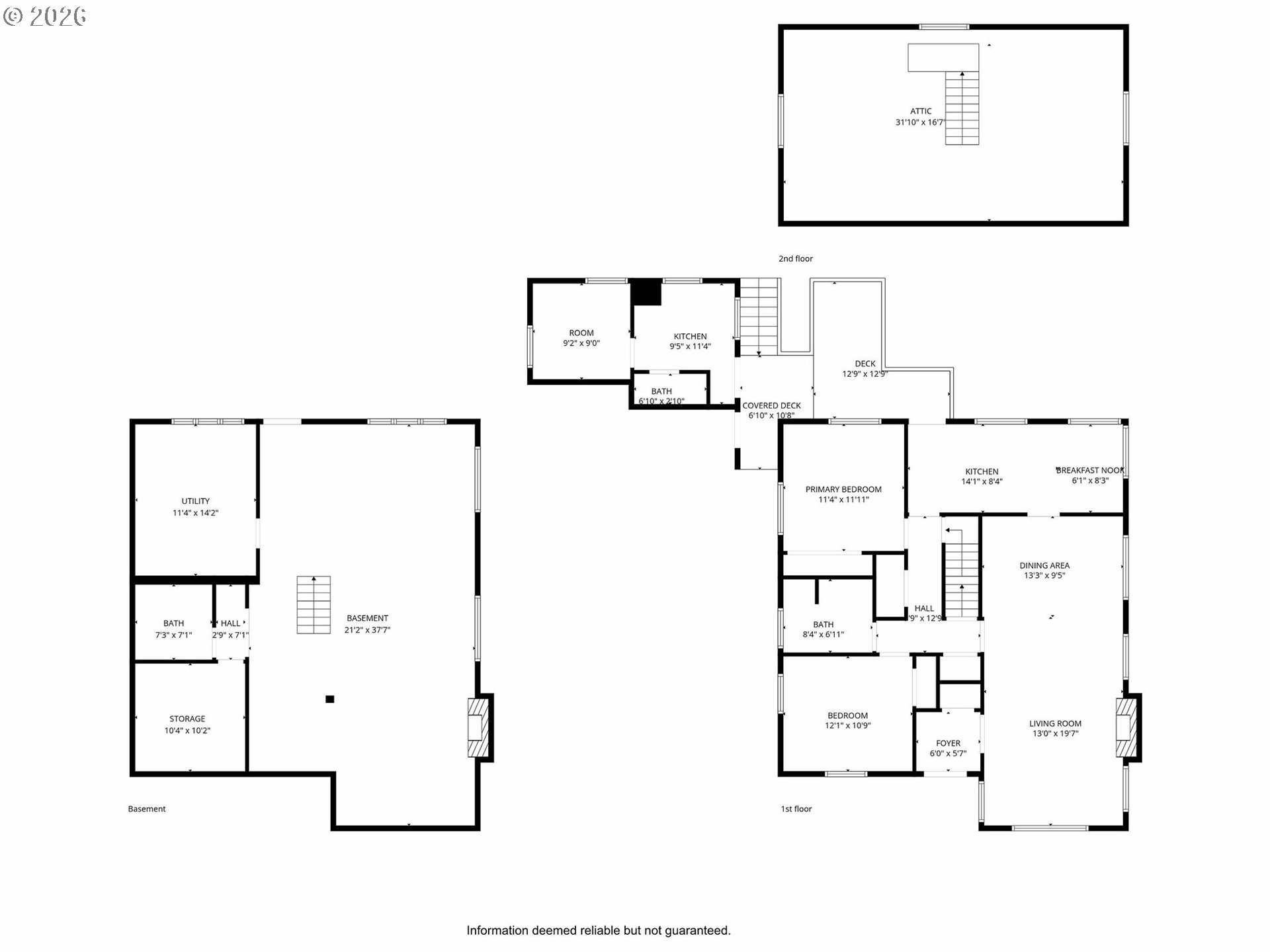 5730 Southwest Shattuck Road Portland, OR 97221 - Photo 48 of 48 Floor Plan