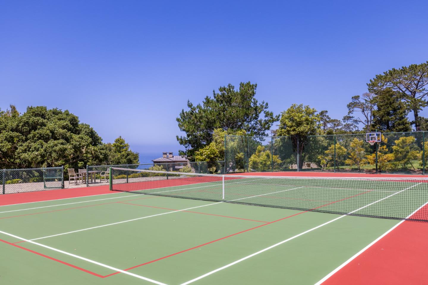72 Fern Canyon Road Carmel, CA 93923 - Photo 60 of 66 a view of an outdoor space and tennis court