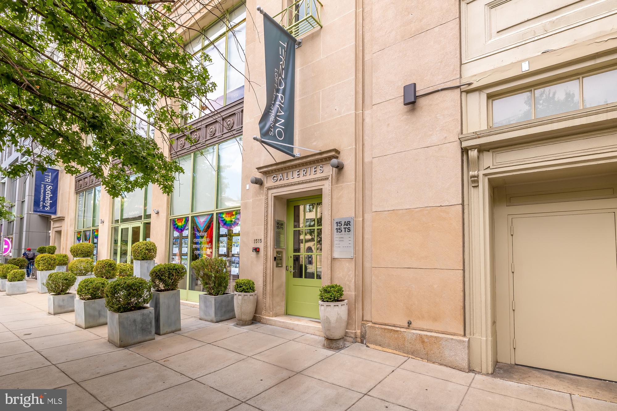 1515 14th Street Northwest, Unit 302 Washington, DC 20005 - Photo 28 of 28 a view of a street with potted plants