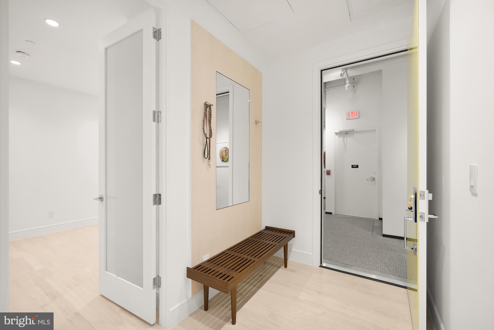 1515 14th Street Northwest, Unit 302 Washington, DC 20005 - Photo 4 of 28 a bathroom with a glass shower door