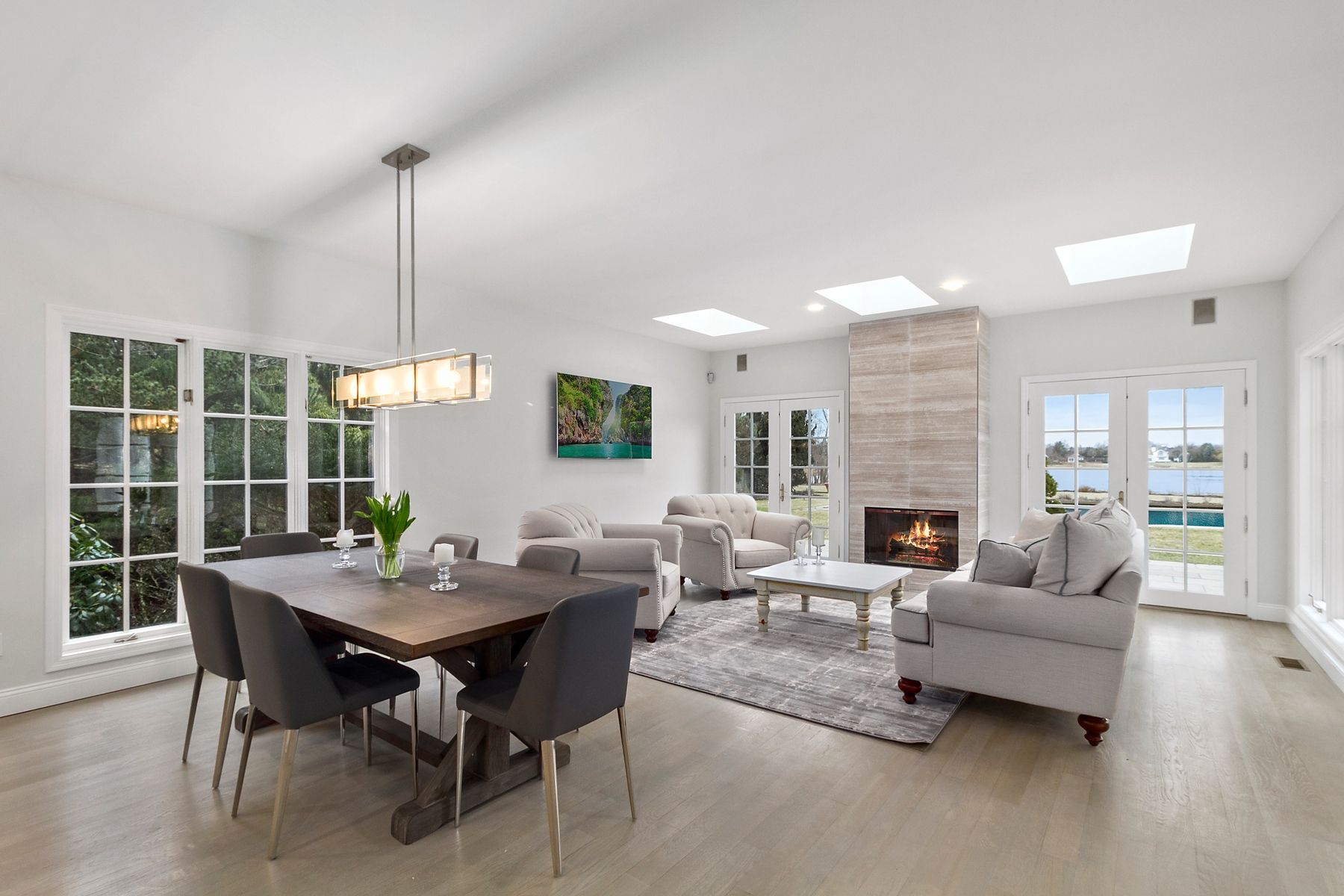 39 Pheasant Close South Southampton, NY 11968 - Photo 4 of 19 a view of a dining room with furniture window and outside view