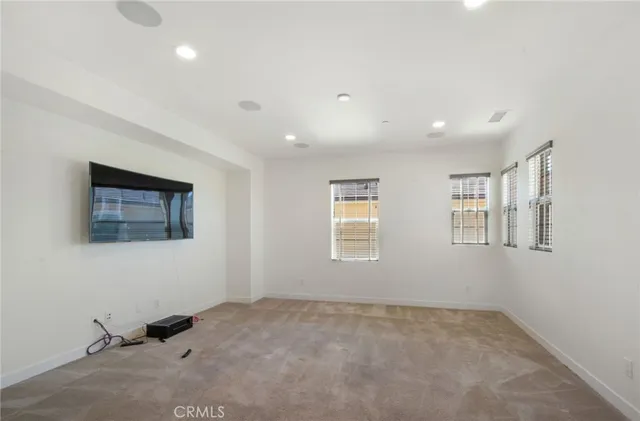 a view of a livingroom with a window