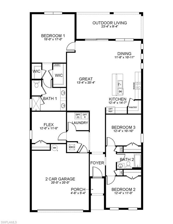17971 Shade Tree Loop Babcock Ranch, FL 33982 - Photo 26 of 26 Floor plan