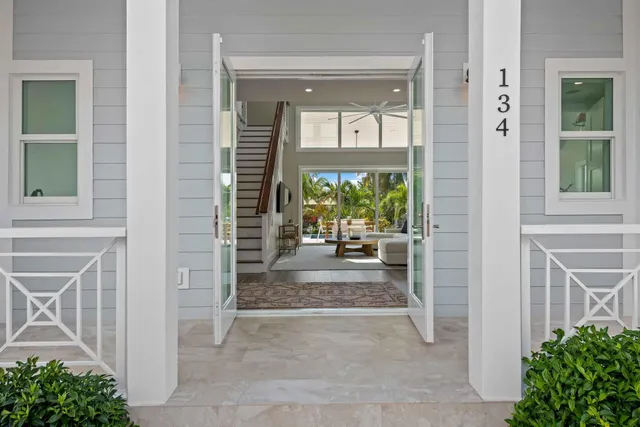 front view of a house with a porch