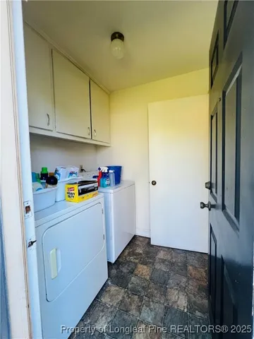 a room with storage and utility