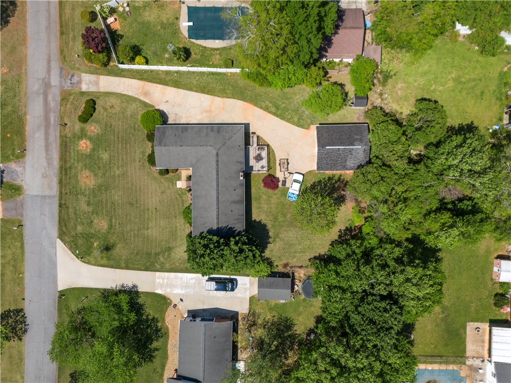 103 Pine Needle Trail Anderson, SC 29625 - Photo 38 of 41 This expansive aerial view showcases a property with a generous lot and surrounding amenities.