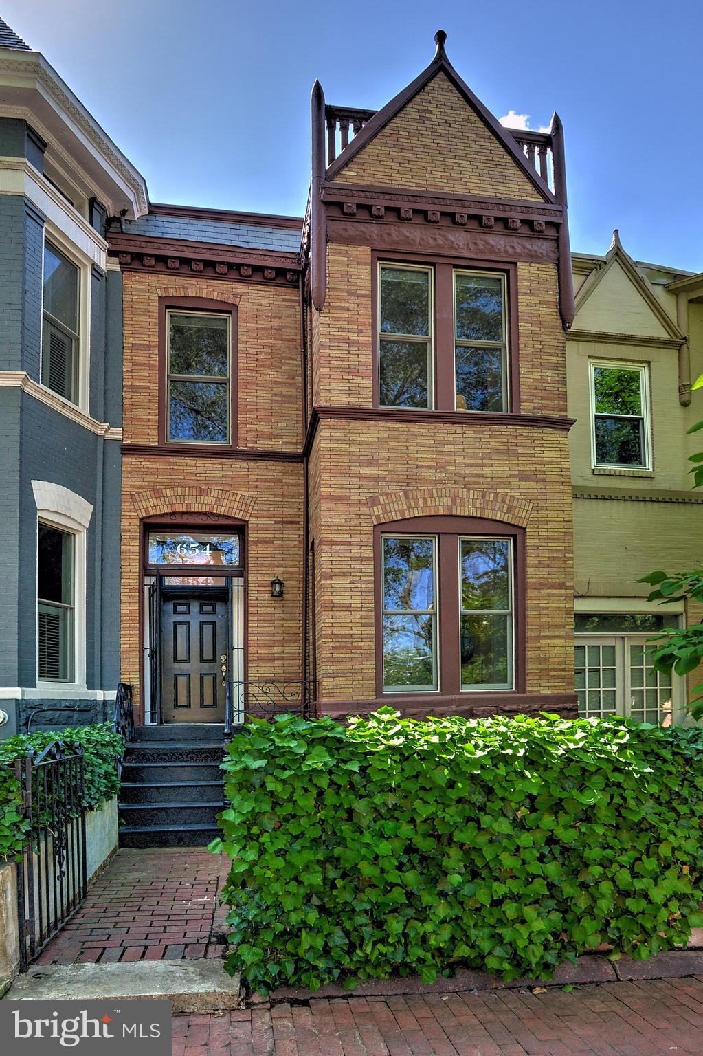 654 9th Street Northeast Washington, DC 20002 - Photo 2 of 33 Immaculate restoration of brownstone facade.