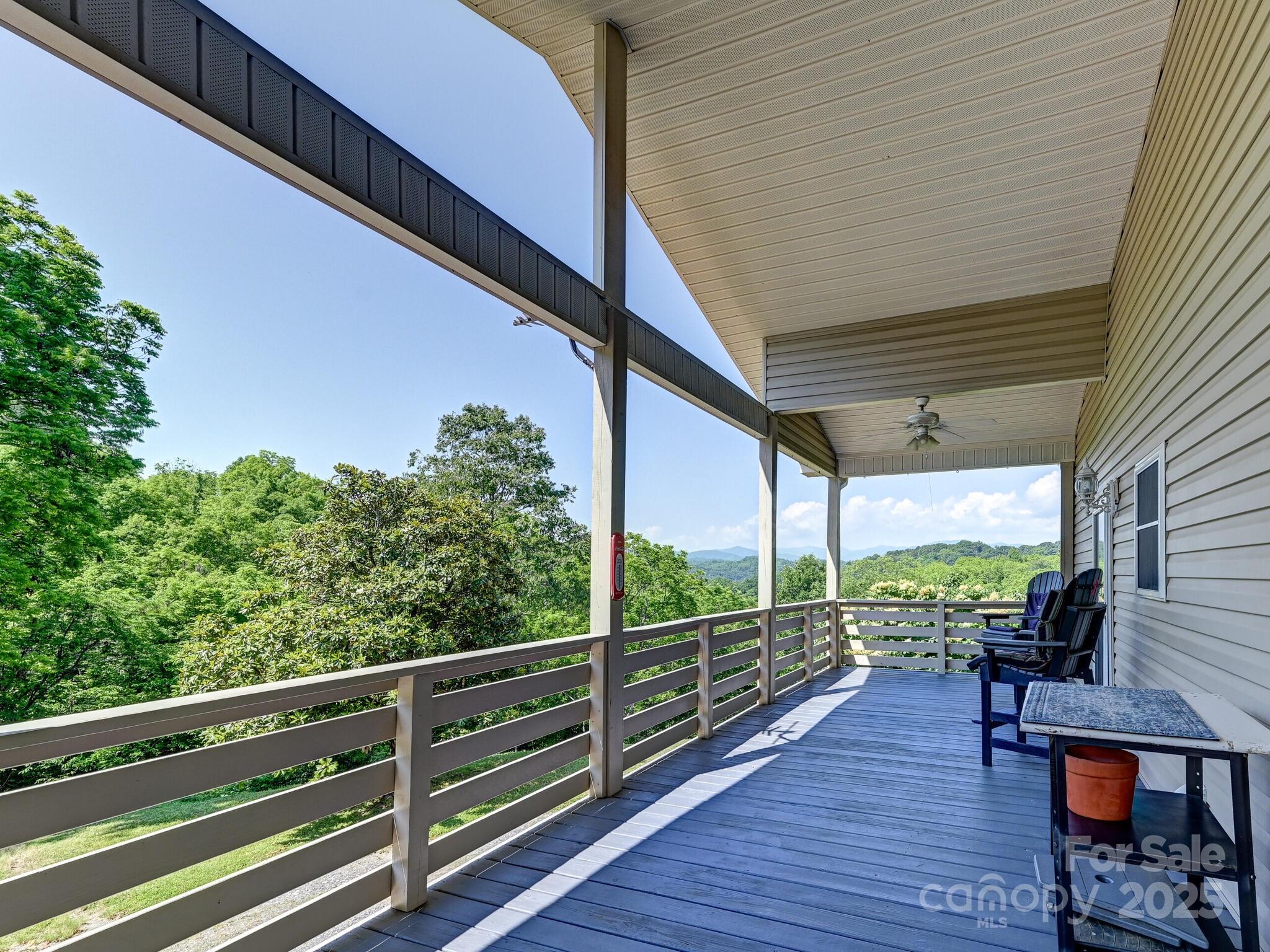 90 Coates Road Marshall, NC 28753 - Photo 30 of 48 a view of outdoor space and wooden deck