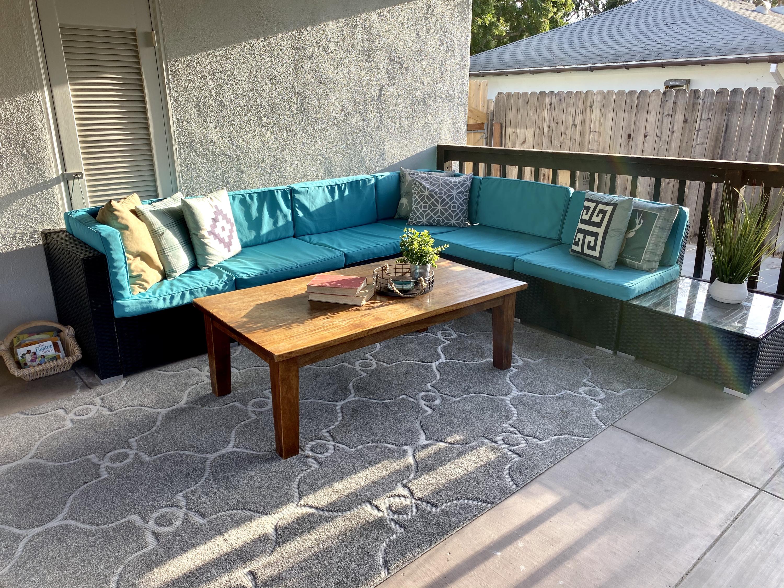 3048 Paseo Tranquillo Santa Barbara, CA 93105 - Photo 19 of 19 a outdoor living room with furniture and a rug