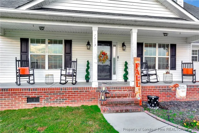 front view of house with a porch
