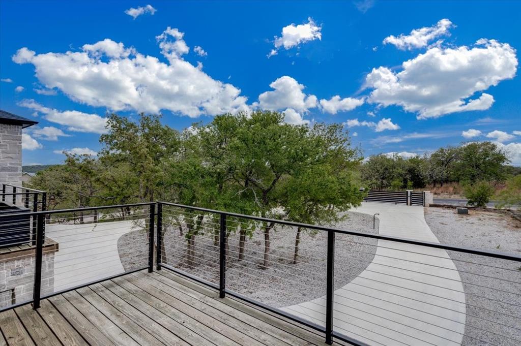 124 Cote D Azur Chico, TX 76431 - Photo 37 of 40 a view of a balcony with wooden floor