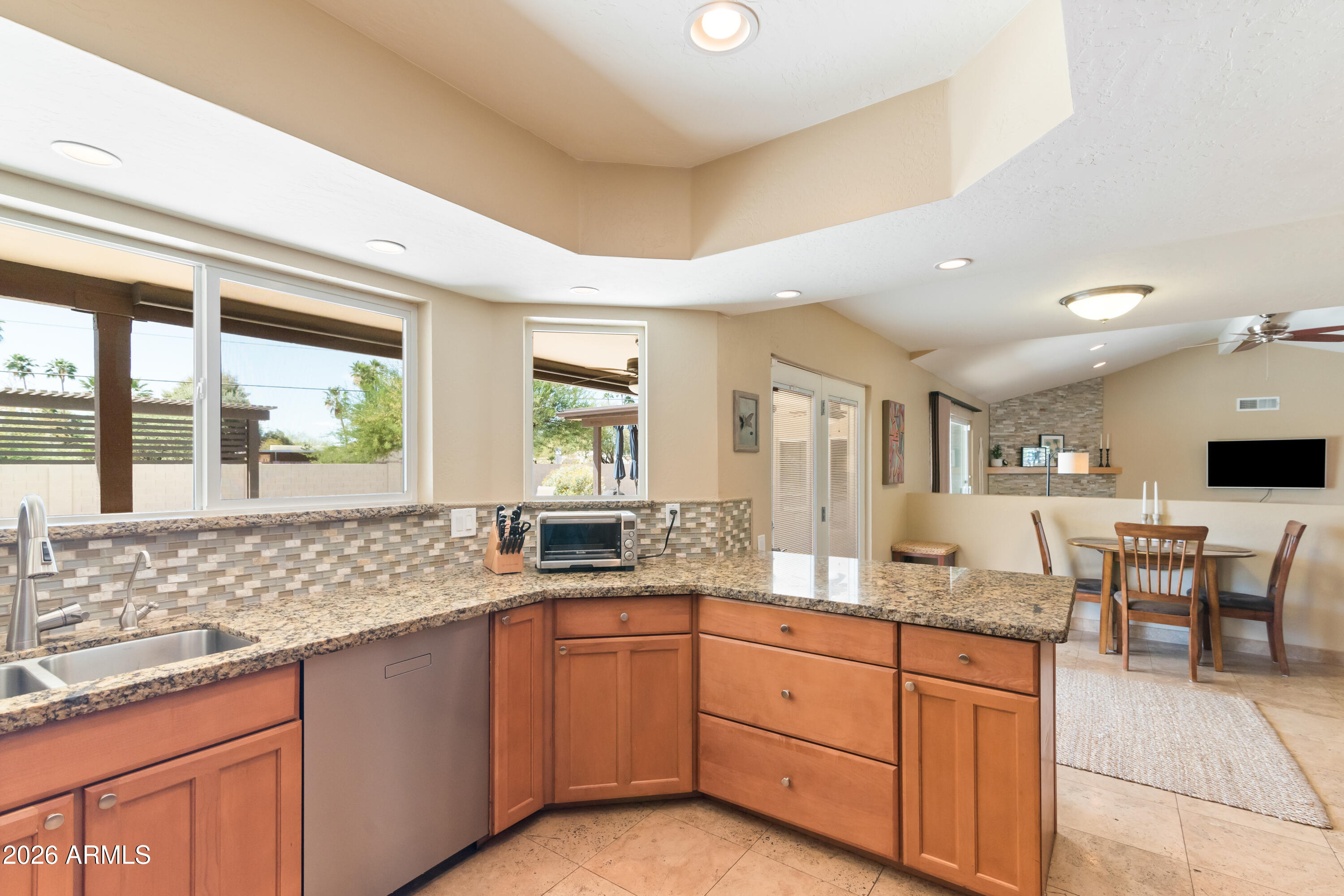 5601 East Charter Oak Road Scottsdale, AZ 85254 - Photo 17 of 56 Kitchen Open to Great Room