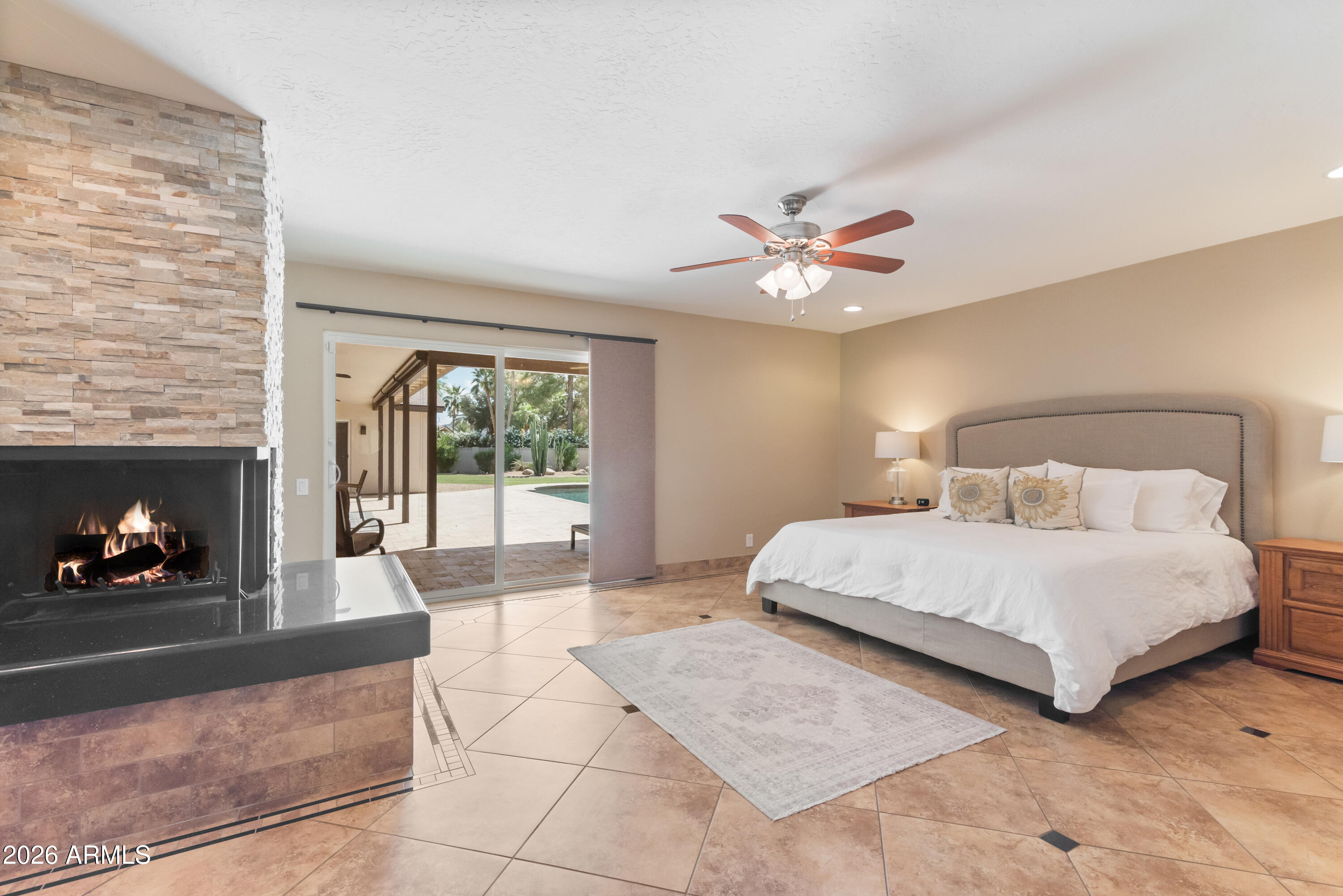 5601 East Charter Oak Road Scottsdale, AZ 85254 - Photo 22 of 56 Primary Suite with Pool Access