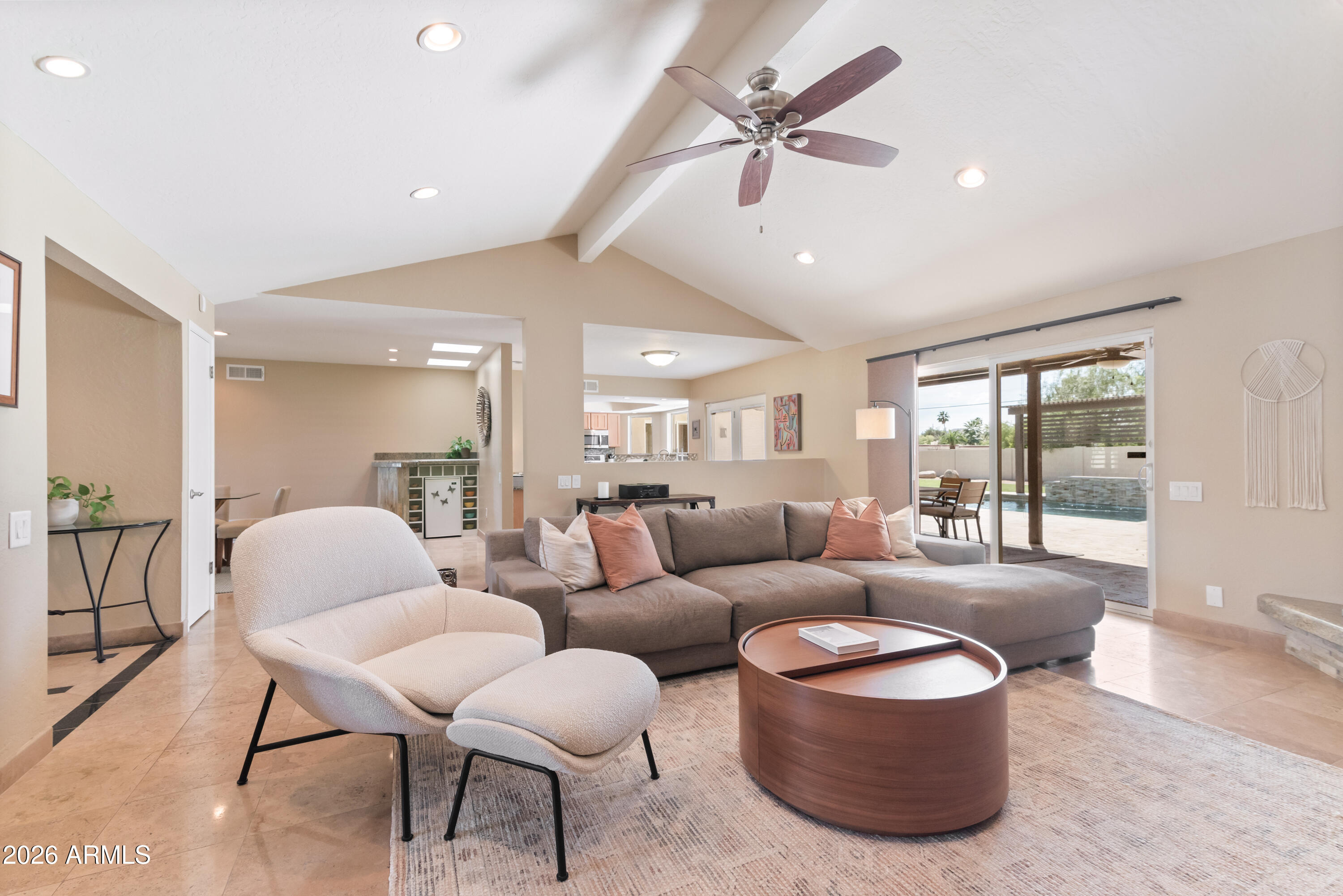 5601 East Charter Oak Road Scottsdale, AZ 85254 - Photo 8 of 56 Great Room with Kitchen