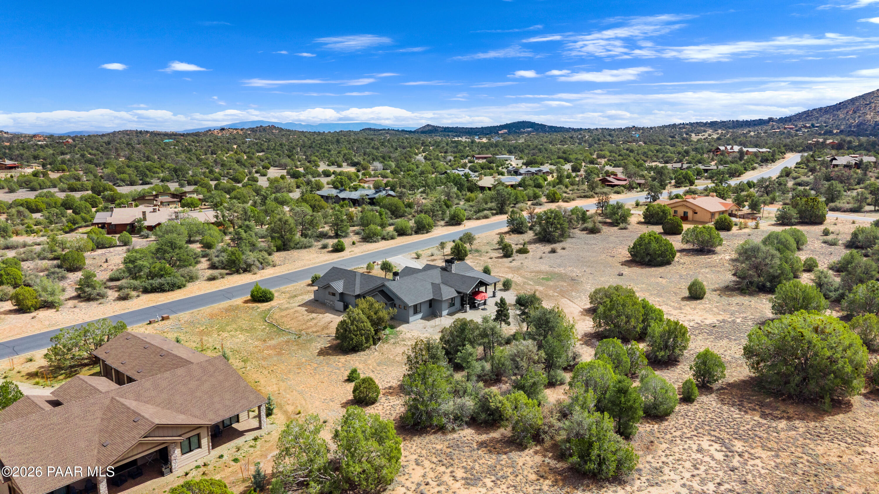 4810 West Three Forks Road Prescott, AZ 86305 - Photo 40 of 40 43-Aerial Back (2)