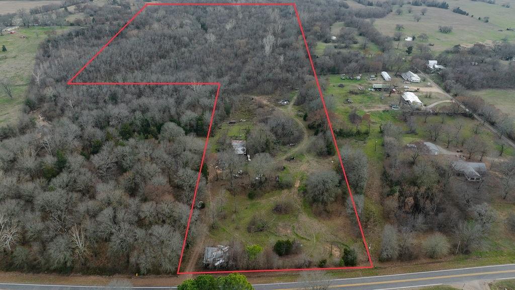 Aerial view plenty of highway frontage 