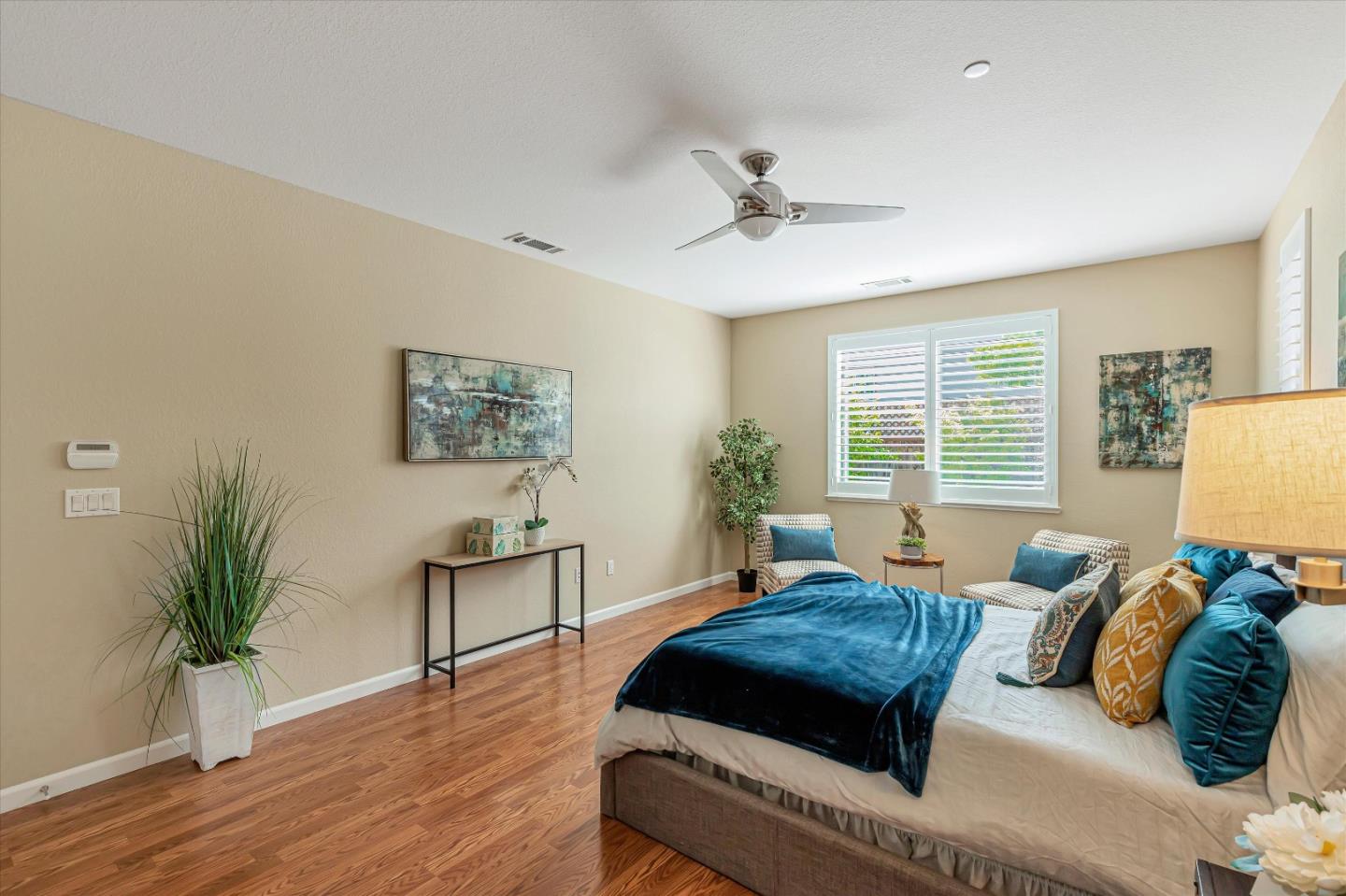 9545 Grande Drive Gilroy, CA 95020 - Photo 15 of 28 a bedroom with furniture and a large window