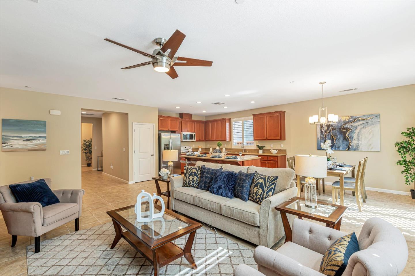 9545 Grande Drive Gilroy, CA 95020 - Photo 5 of 28 a living room with furniture and kitchen view