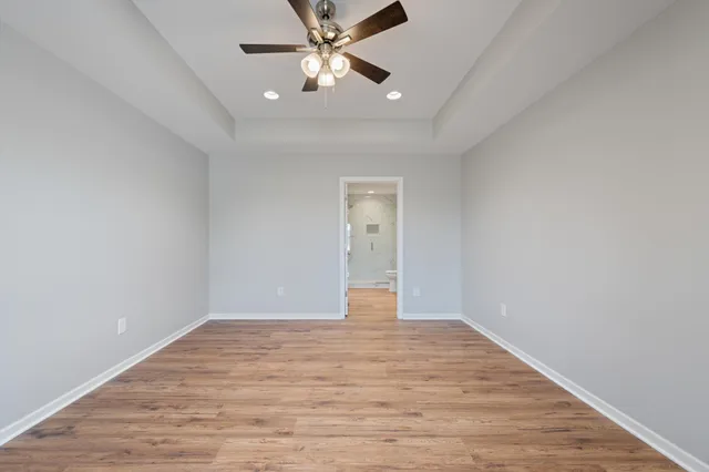 wooden floor in an empty room