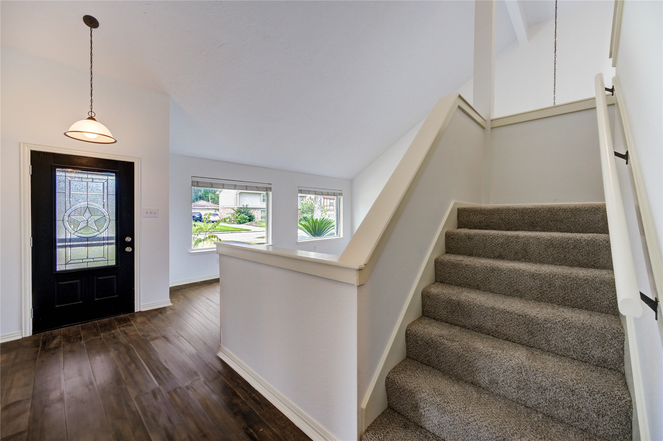 3639 Fir Forest Drive Spring, TX 77388 - Photo 6 of 44 a view of an entryway with wooden floor and livingroom