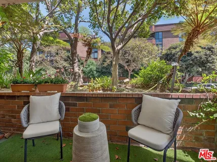 a outdoor living space with furniture