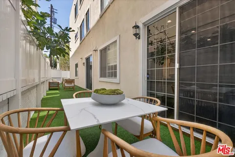 a view of balcony and patio