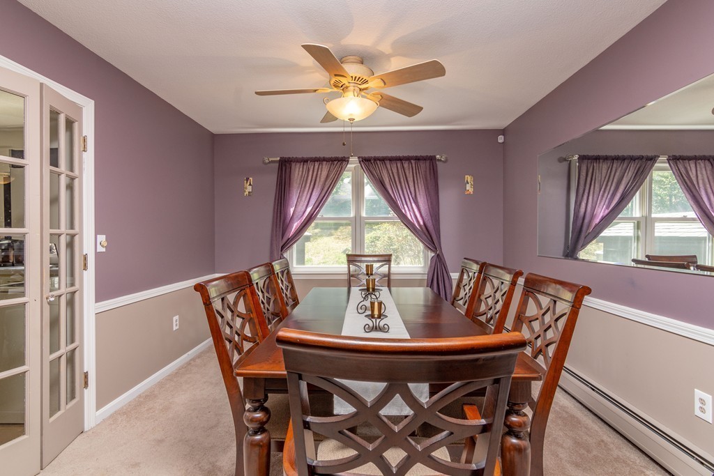 843 Blandford Road Russell, MA 01071 - Photo 11 of 27 a view of a dining room with furniture window and outside view