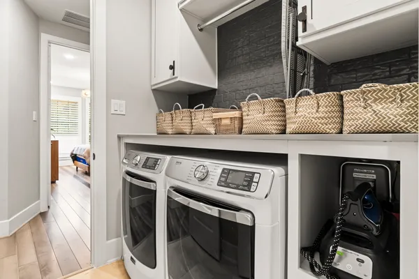 a view of washer and dryer