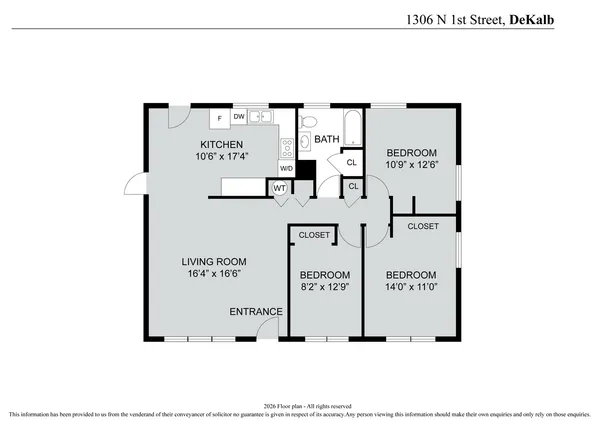 $235,000 | 1306 North 1st Street, DeKalb, IL 60115