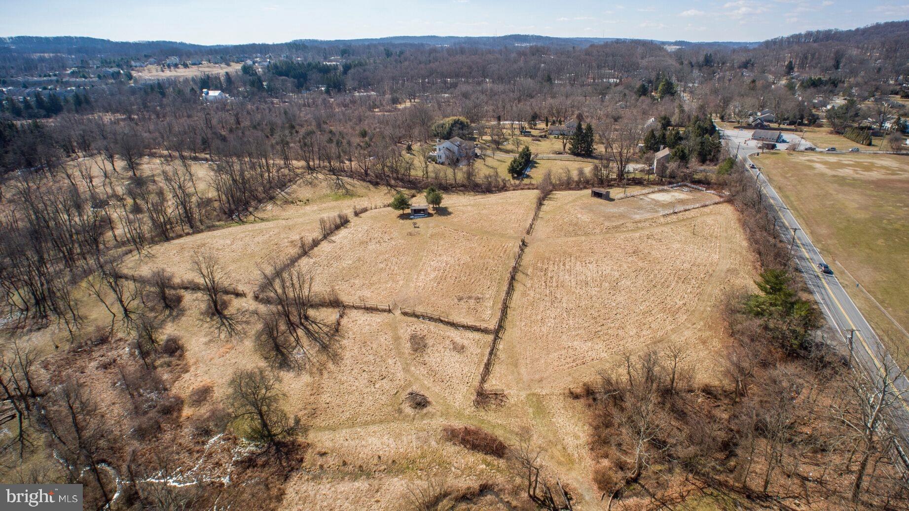 329 Buckwalter Road Phoenixville, PA 19460 - Photo 7 of 47 Aerial - Back 6 Acres - Rolling Hills